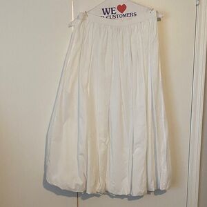 Lucky Brand Cream A-Line Skirt